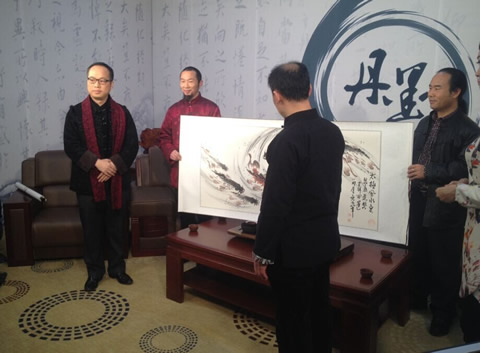 中国易经研究学会会长肖明宗参加电视节目