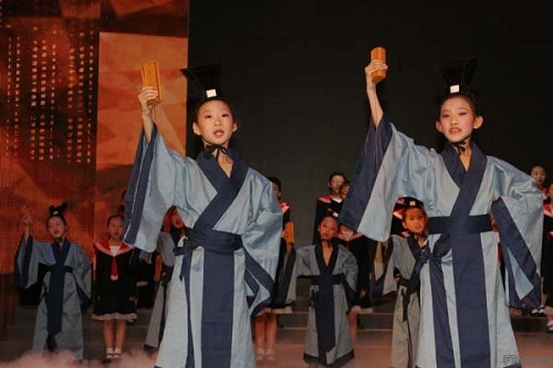 百集成语故事短剧《国学少年》取景春秋园 百集成语故事短剧《国学少年》取景春秋园